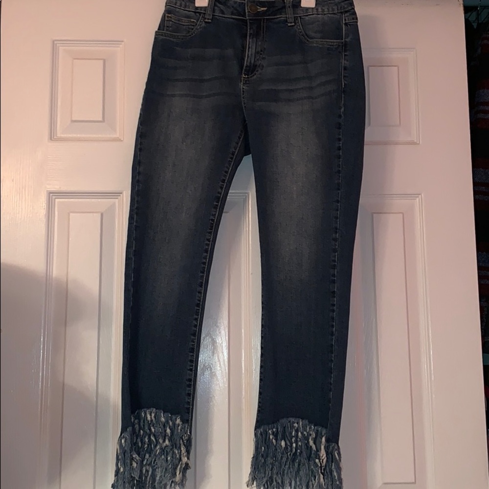 Fringe jeans